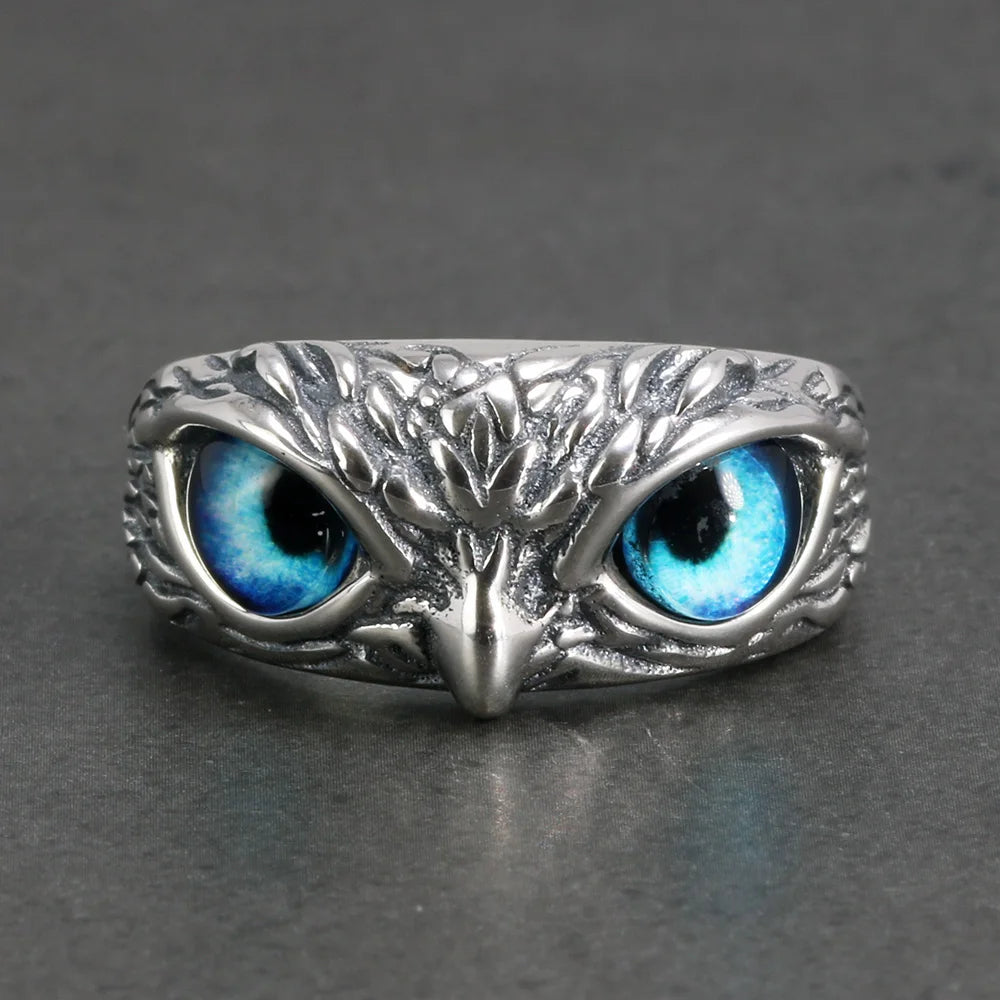🦉 Anillo Vintage de Búho ajustable 2x1