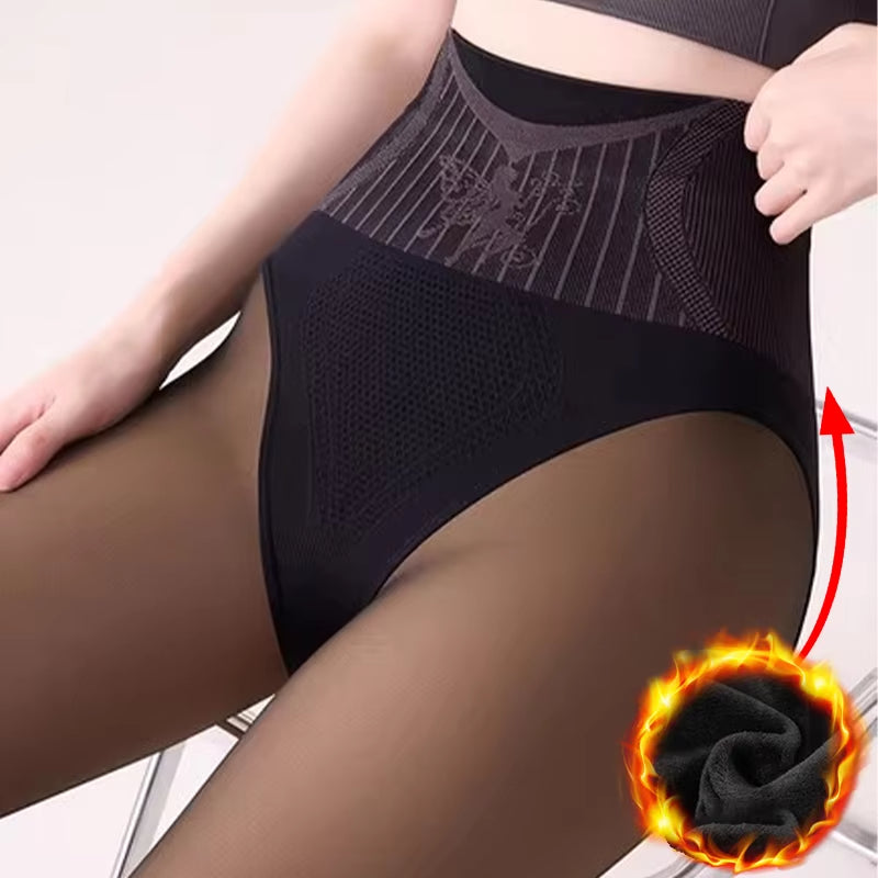 Pantimedias Térmicas Translúcidas de Cintura Alta - Leggy™
