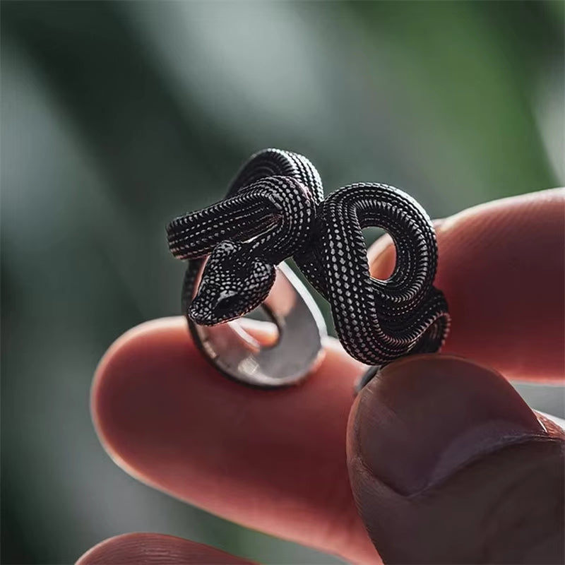 Anillo Serpiente Punk vintage