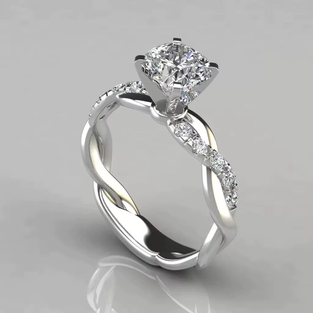 Anillo Diamante 18k
