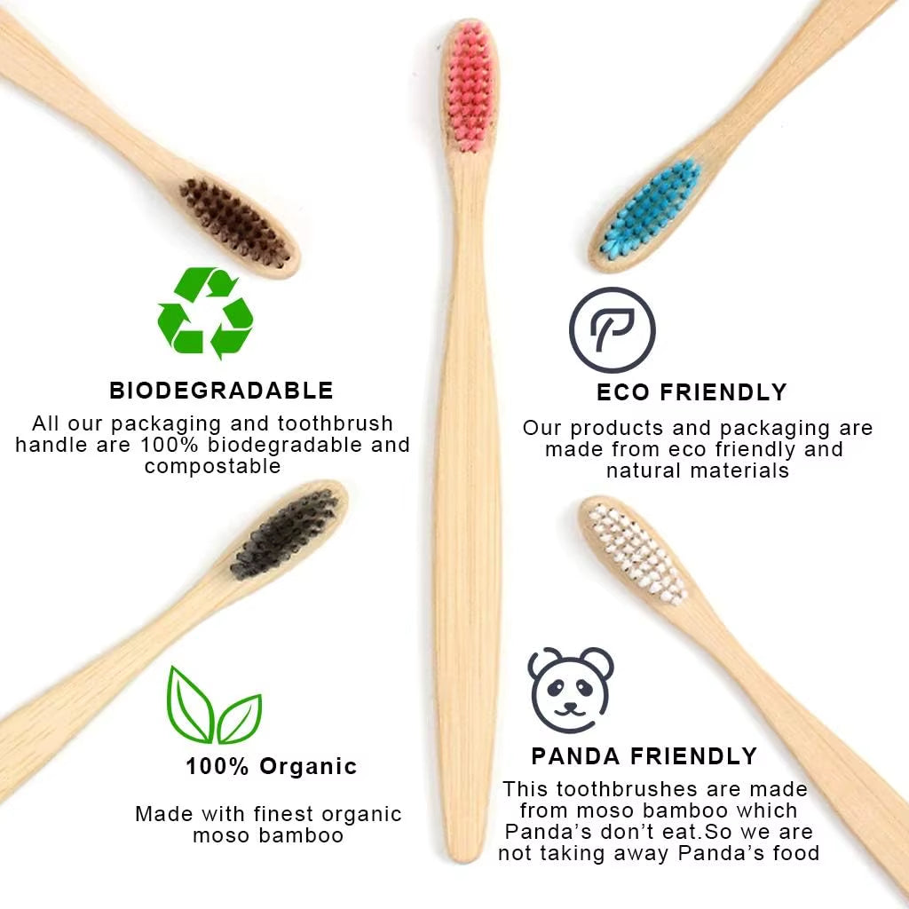 Cepillo de dientes BAMBU cerdas suaves