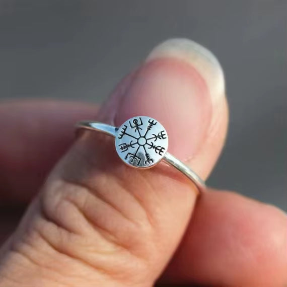 Anillo vikingo runa para dama