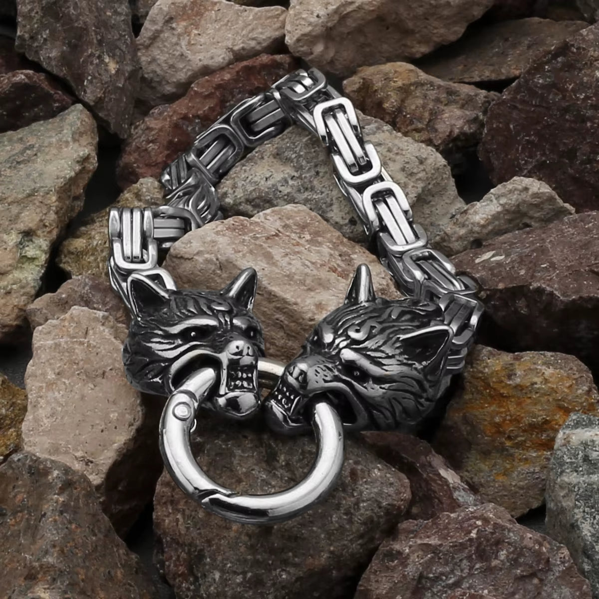 Pulsera de acero inoxidable para hombre