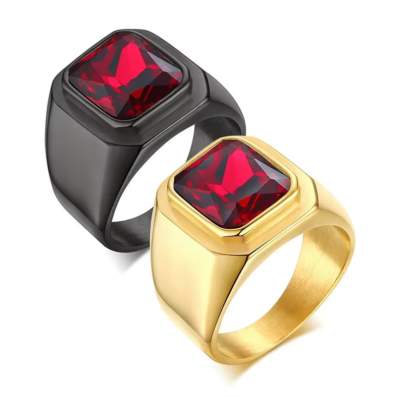 💎 Anillo con Piedra Preciosa Pulida