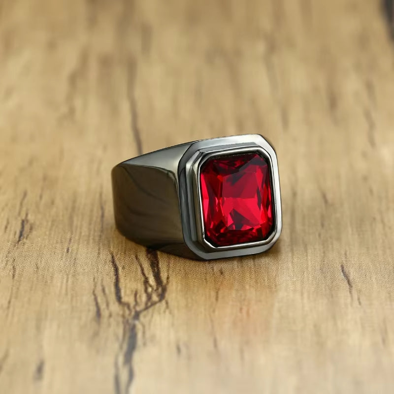 💎 Anillo con Piedra Preciosa Pulida