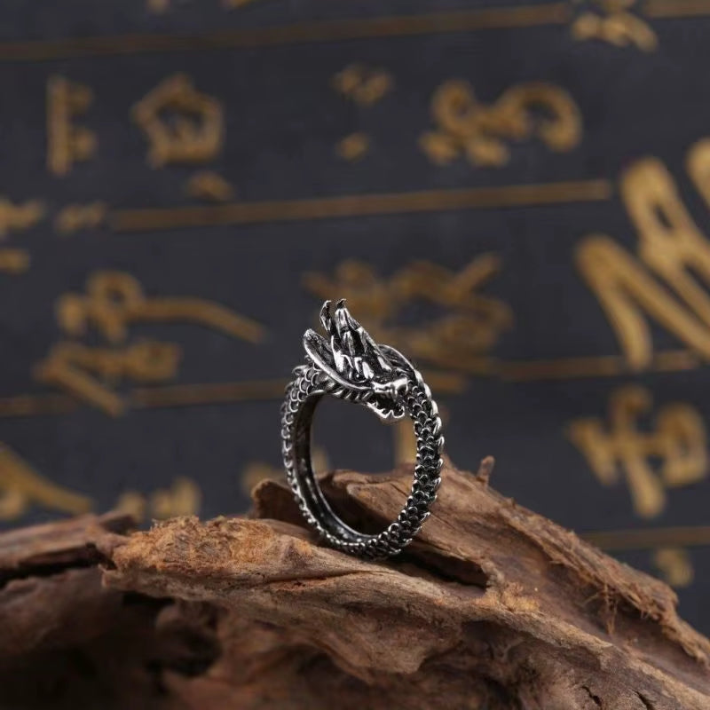 Anillo dragon ajustable