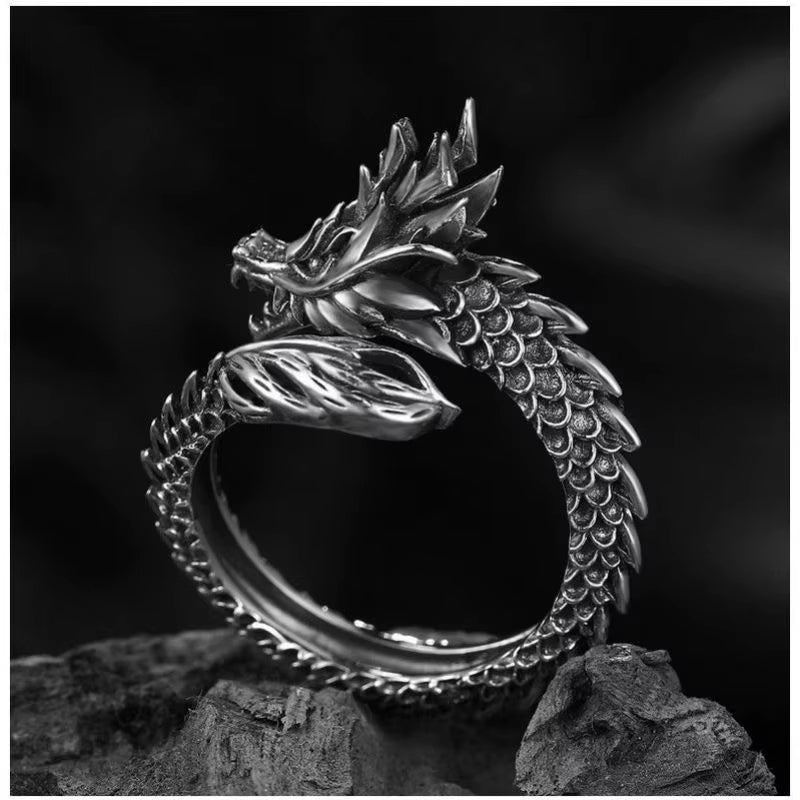 Anillo dragon ajustable