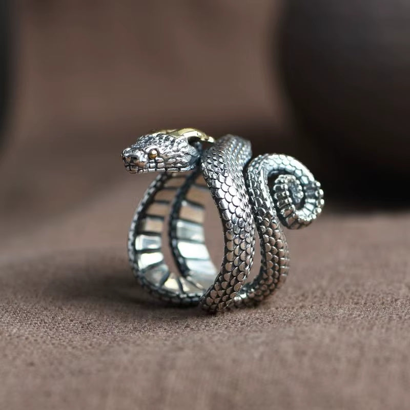 Anillo serpiente vintage