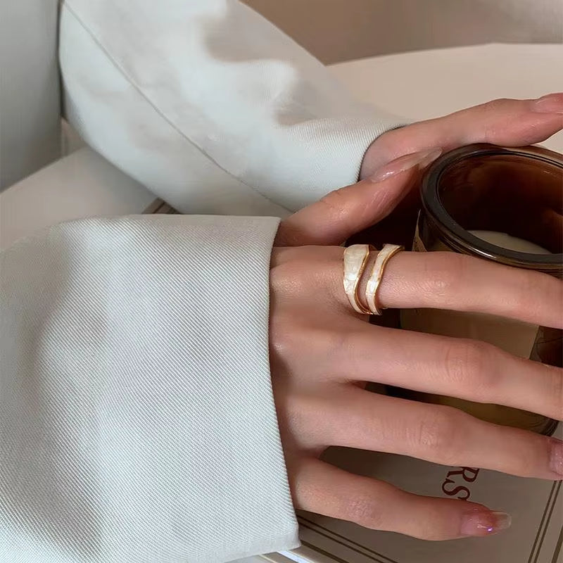 Anillo de Acero Inoxidable con Doble Goteo