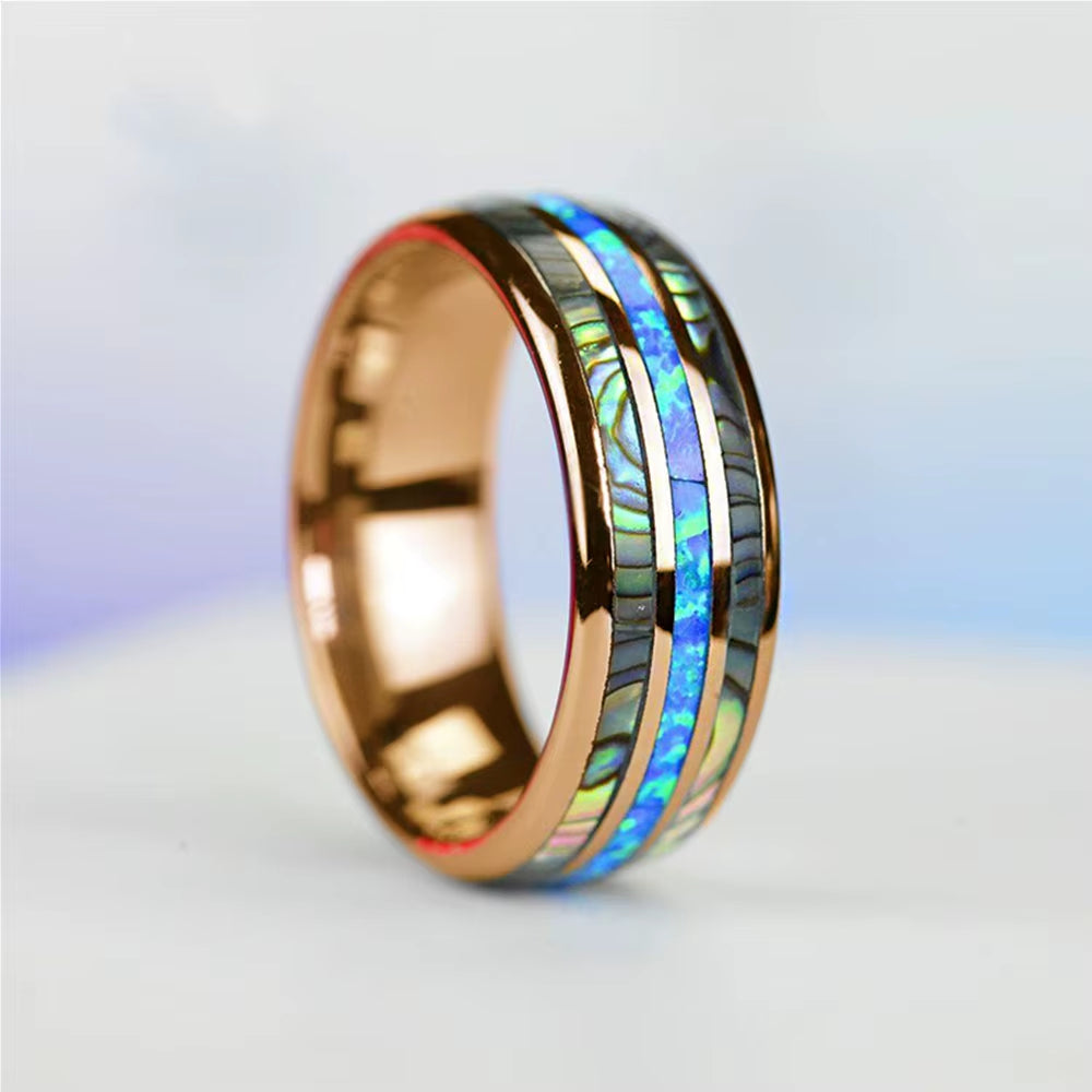 Anillos de boda de tungsteno de Color oro