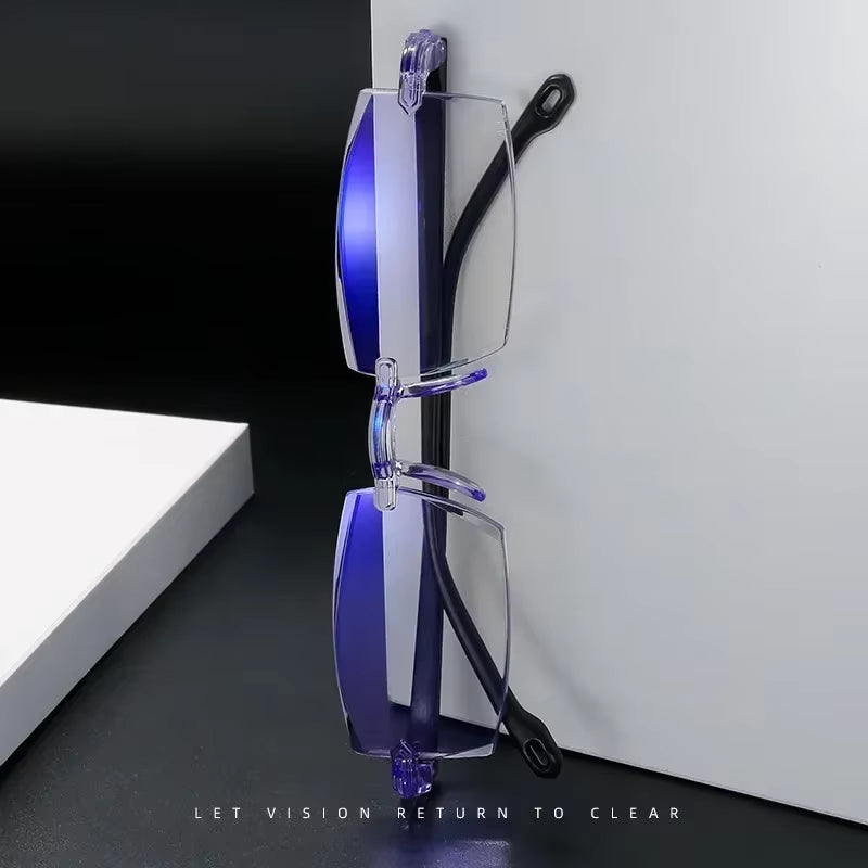 LENTES TRANSPARENTE BIFOCAL TR90 2x1