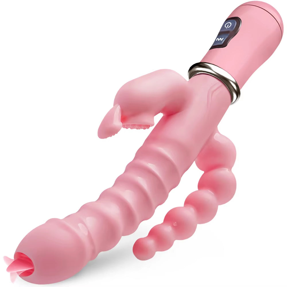 LicklIp 3 en 1, vibrador de conejo de consolador