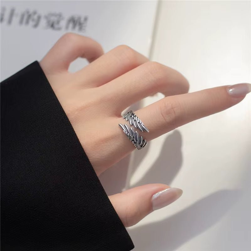 Anillo Alas de Angel y Murcielago ajustable
