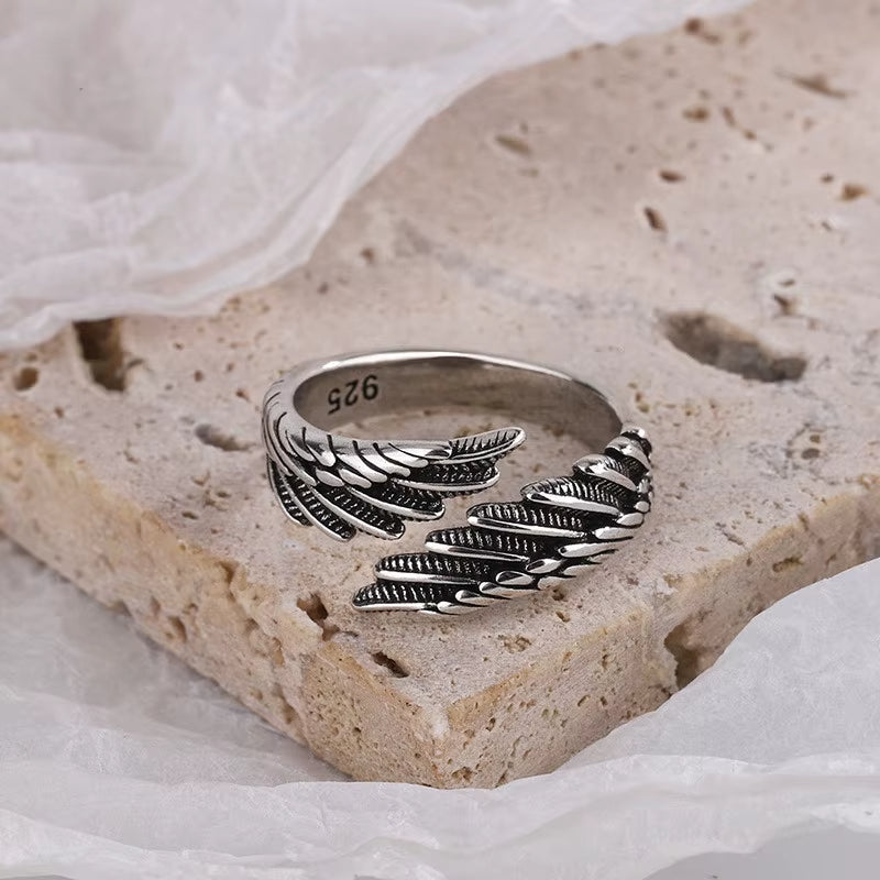 Anillo Alas de Angel y Murcielago ajustable
