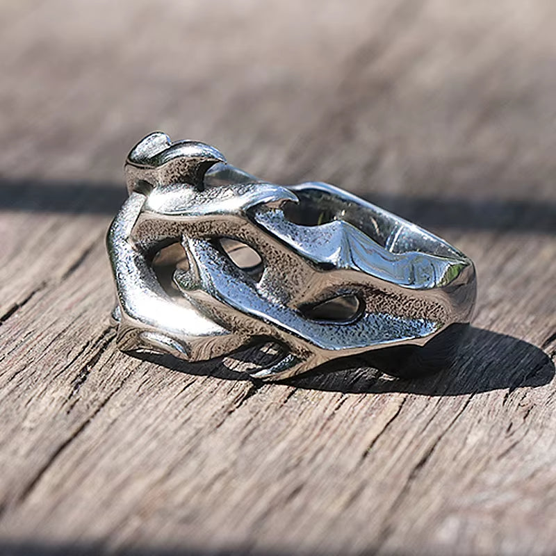 Anillo corona de espina