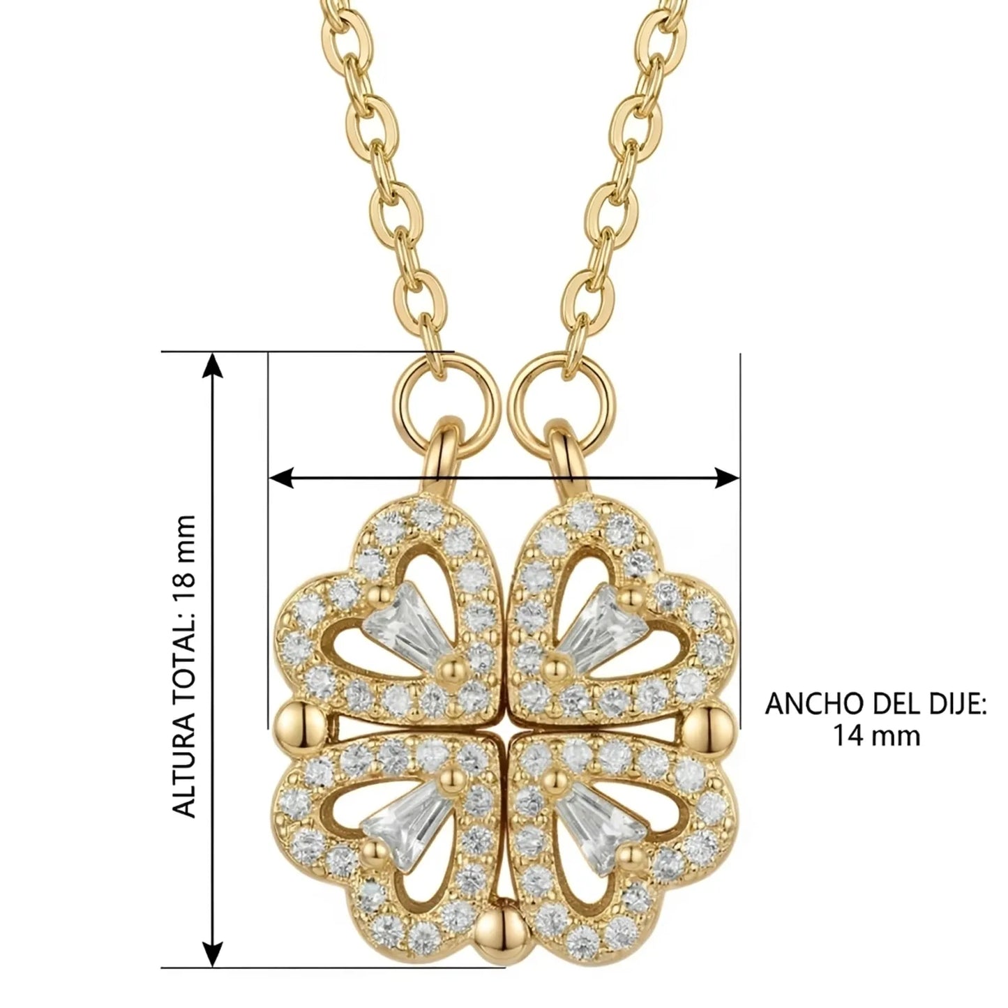 ❤️Collar Trébol/Corazon - Elegance™🍀
