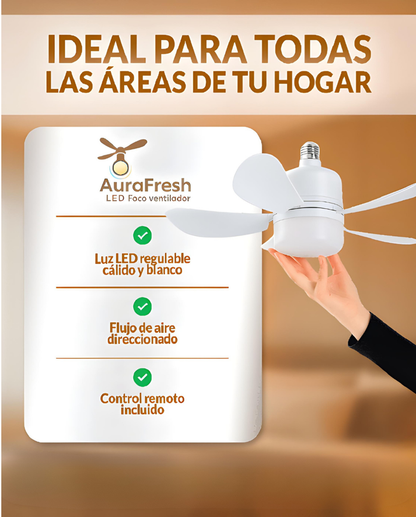 Ventilador con Foco 40watt  2 en 1 - Airfy™