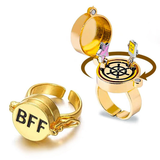 🧽 Anillo de Bob Esponja y Patricio ⭐ ajustable