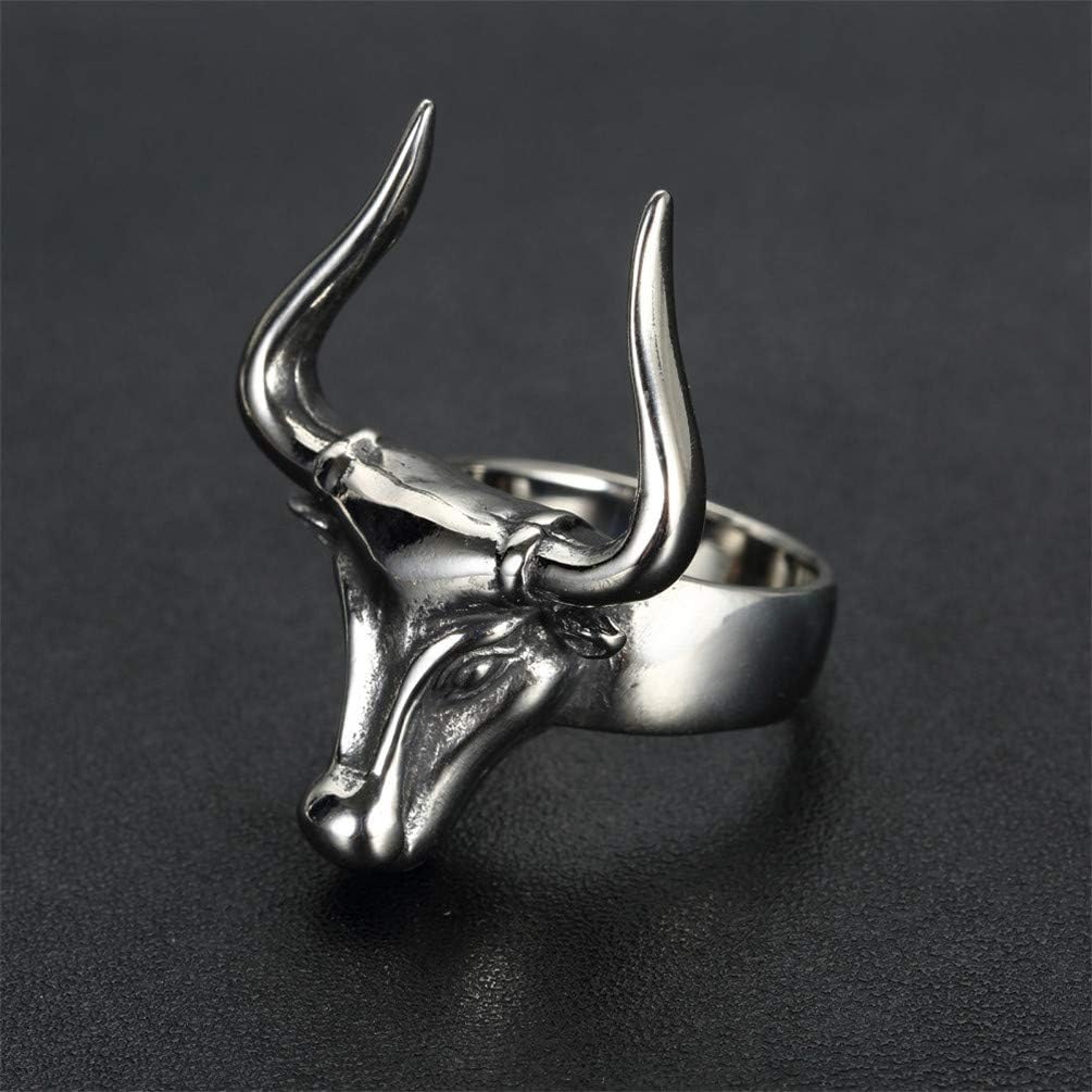 🐂 Anillo de Toro Vintage ajustable