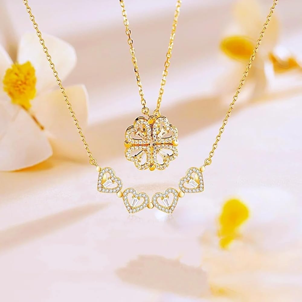 ❤️Collar Trébol/Corazon - Elegance™🍀