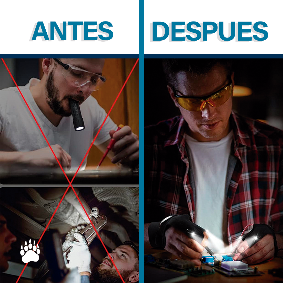Guantes con Luz Led