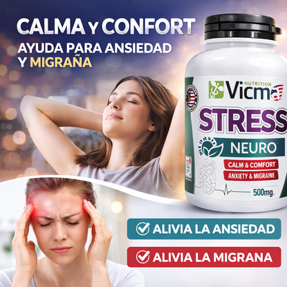 Stress Neuro Migraña & Ansiedad | VICMA 100 cápsulas
