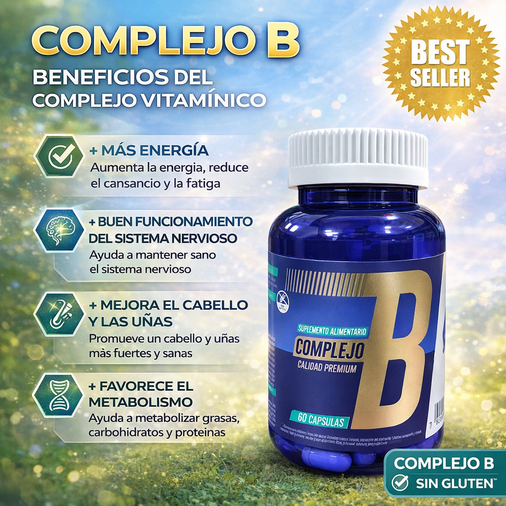 Complejo B Vitalidad Total | Fórmula Premium 60 cápsulas