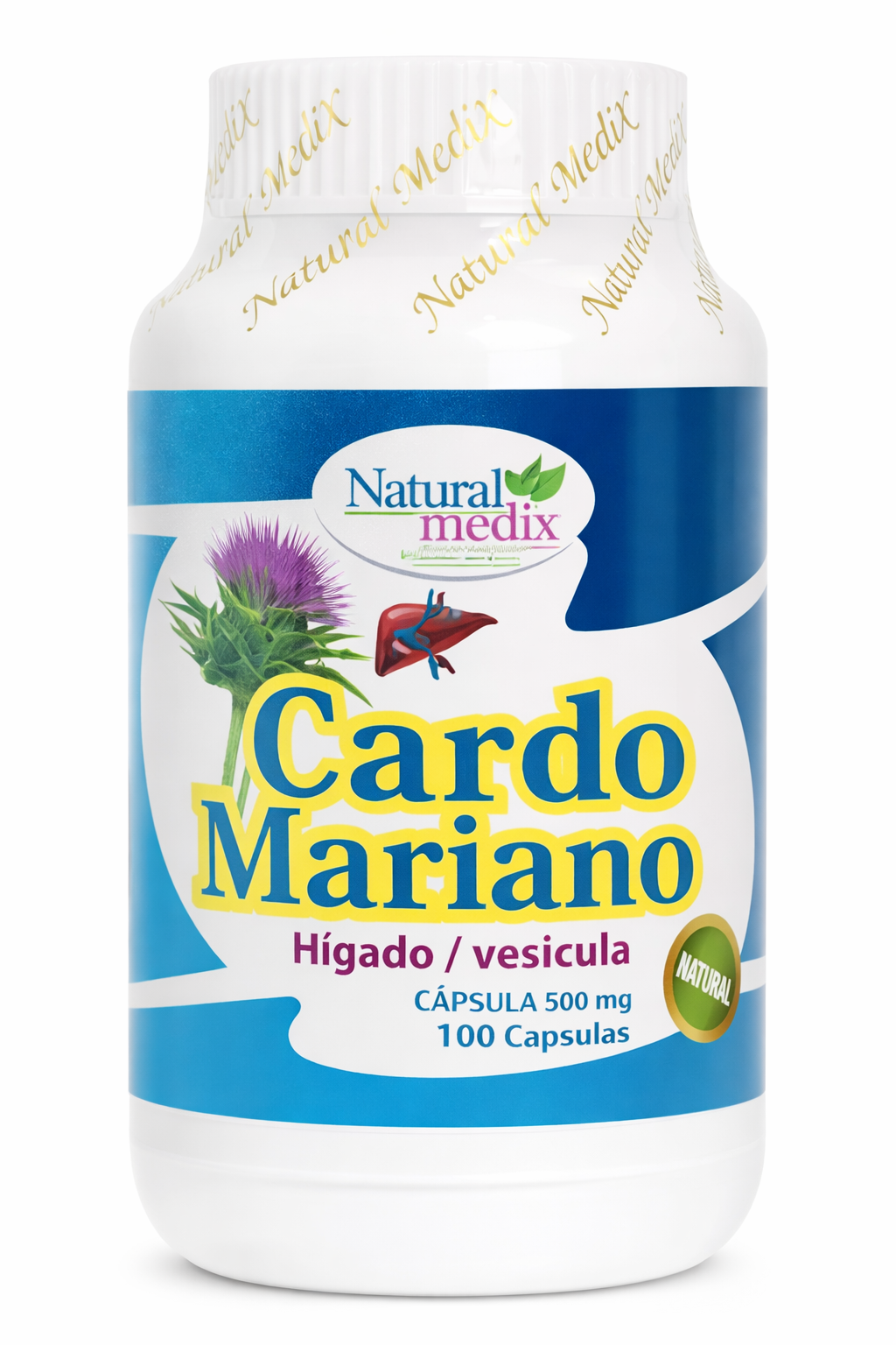 Cardo Mariano Protección Hepática Natural - NaturalMedix