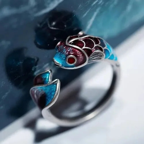 Anillo Ajustable de Pez Koi ajustable
