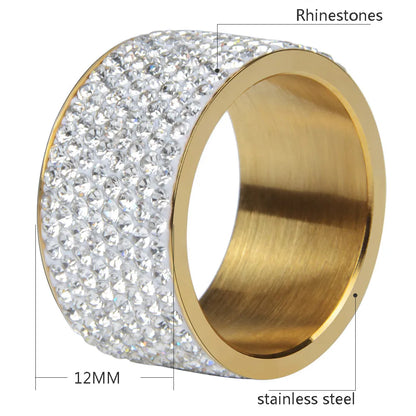 Anillo de Titanio con Cristales