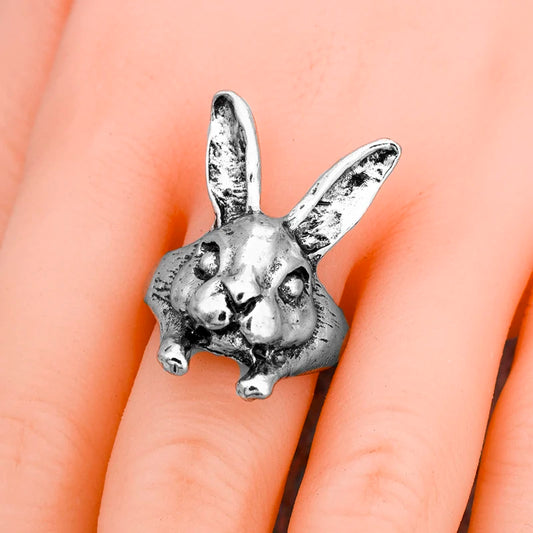 🐰💫 Anillo Conejo ajustable