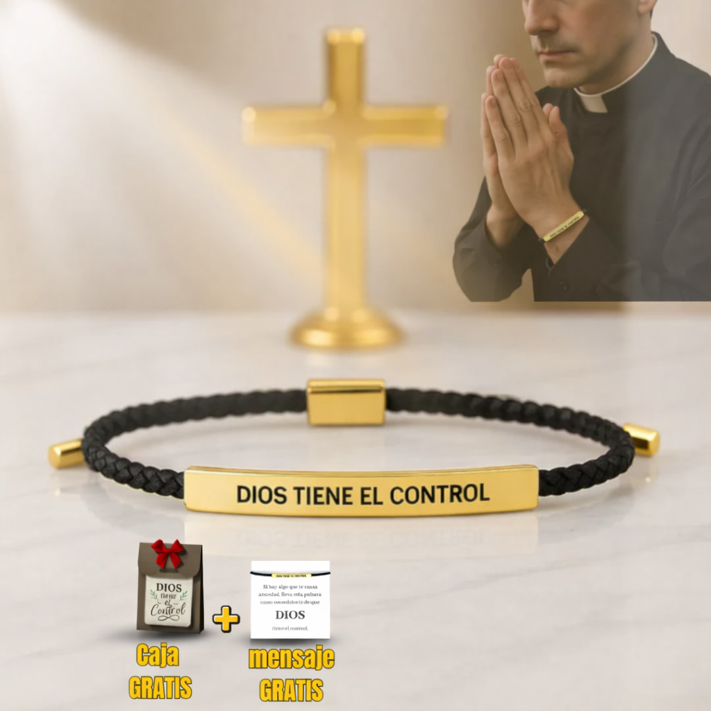 Pulsera con Mensaje de Fe “Dios Tiene el Control” – Regalo con Propósito