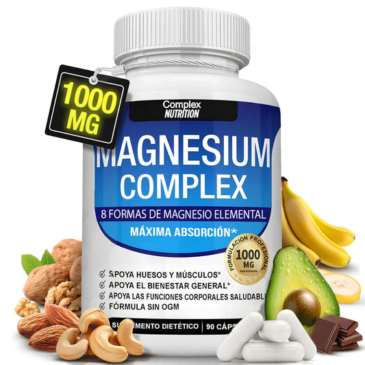 Magnesium Complex 8 formas de magnesio elemental
