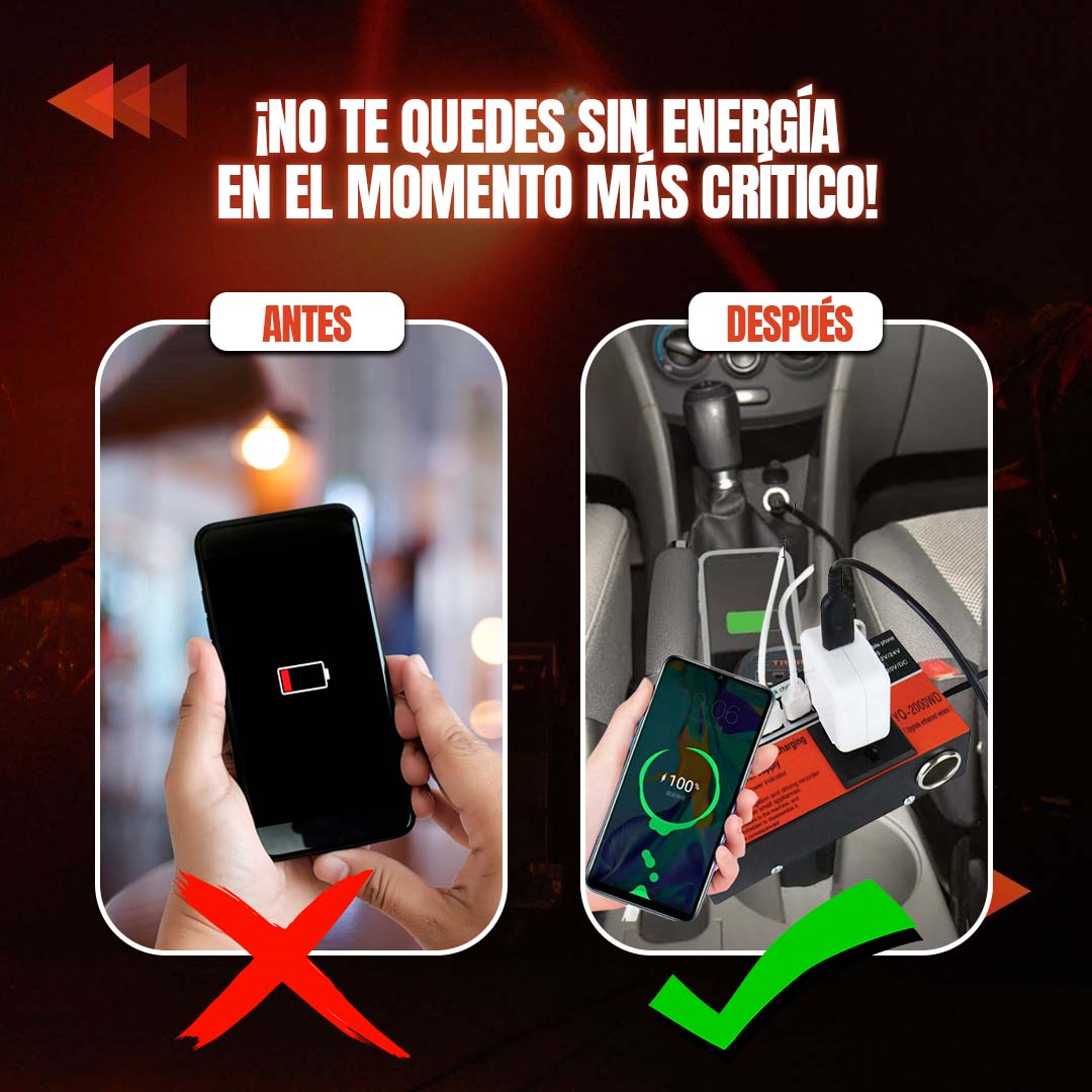 INVERSOR DE CORRIENTE PARA AUTO 1500W 🎁PROMO LANZAMIENTO🎁