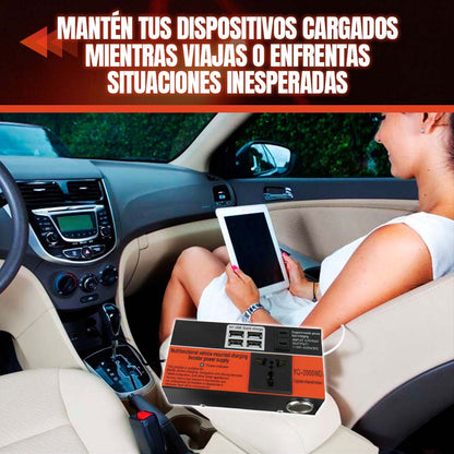 INVERSOR DE CORRIENTE PARA AUTO 1500W 🎁PROMO LANZAMIENTO🎁