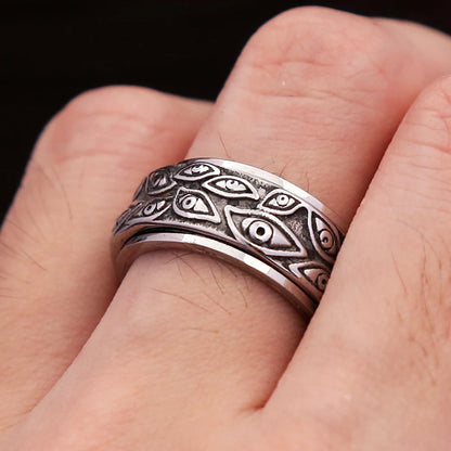 👁️‍🗨️💀 Anillo Antiestrés de Múltiples Ojos