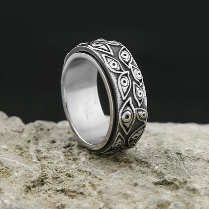 👁️‍🗨️💀 Anillo Antiestrés de Múltiples Ojos