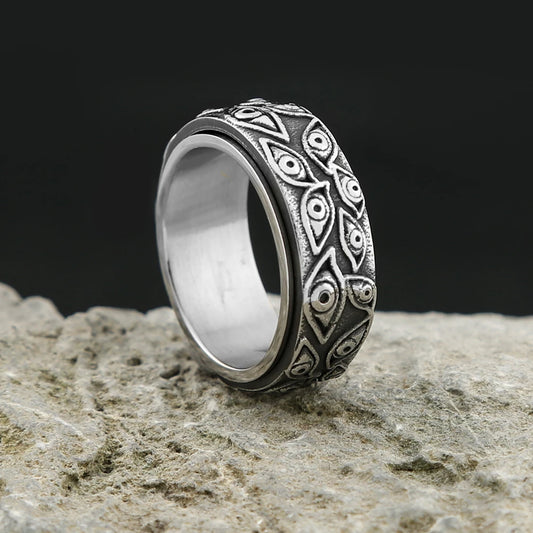 👁️‍🗨️💀 Anillo Antiestrés de Múltiples Ojos