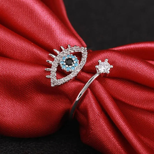 🧿 Anillo de Mal de Ojo ajustable