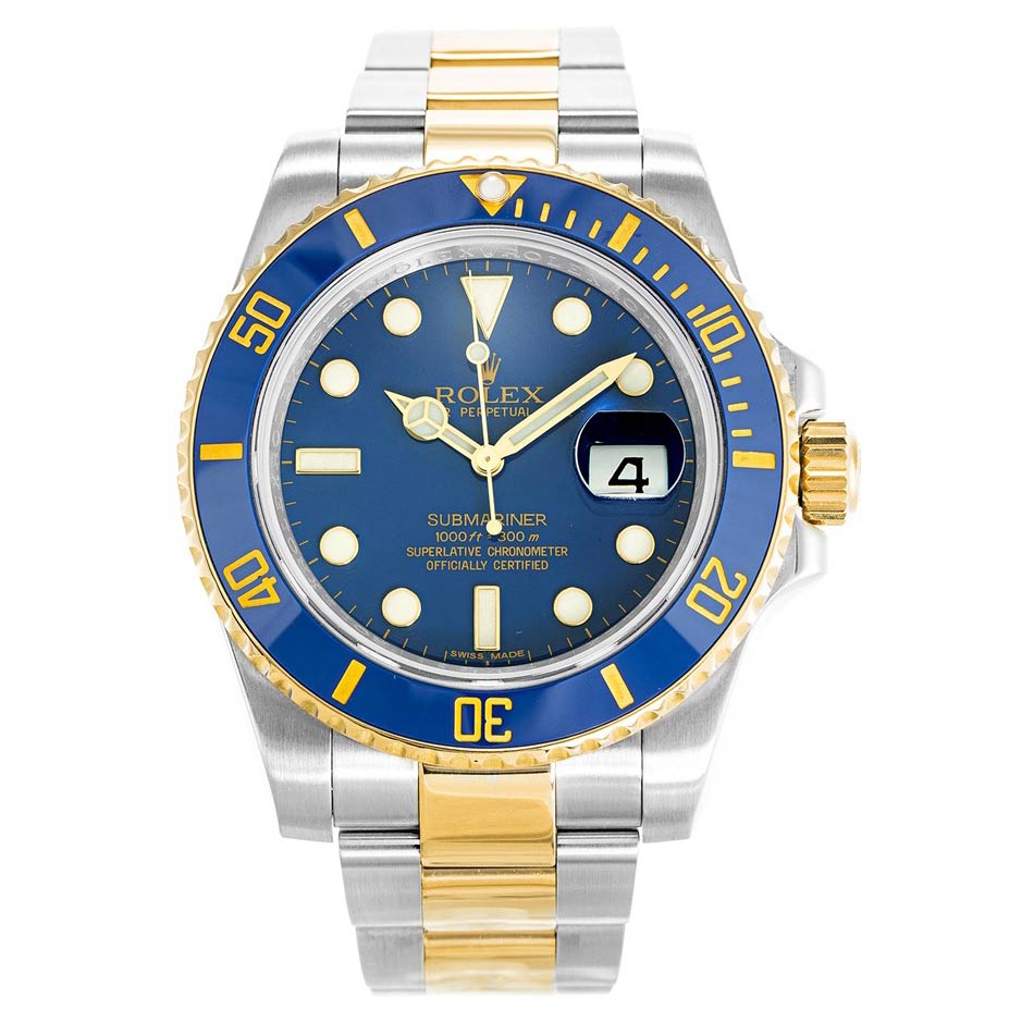 Rolex Submarine Azul Dorado