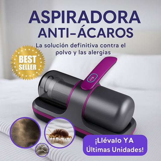 Aspiradora inalámbrica ultravioleta eliminador de ácaros - CleanAir™