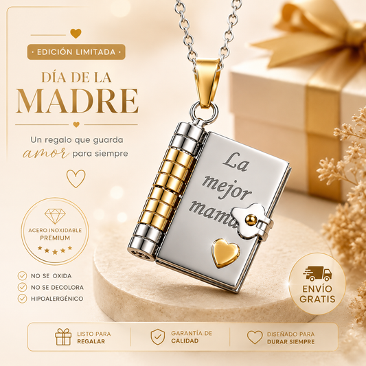 Collar Libro - La mejor mamá