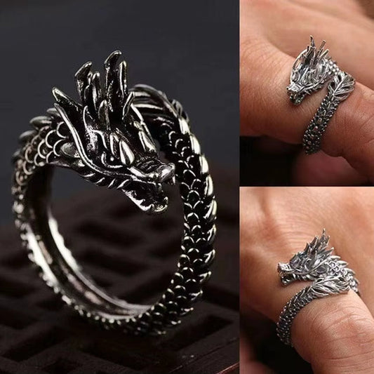 Anillo dragon ajustable