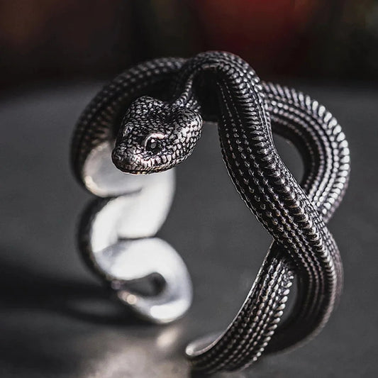 Anillo Serpiente Punk vintage