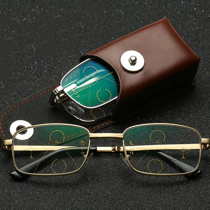 Gafas de lecturas plegables bifocales