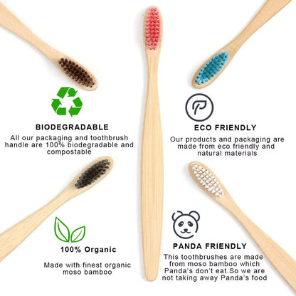 Cepillo de dientes BAMBU cerdas suaves