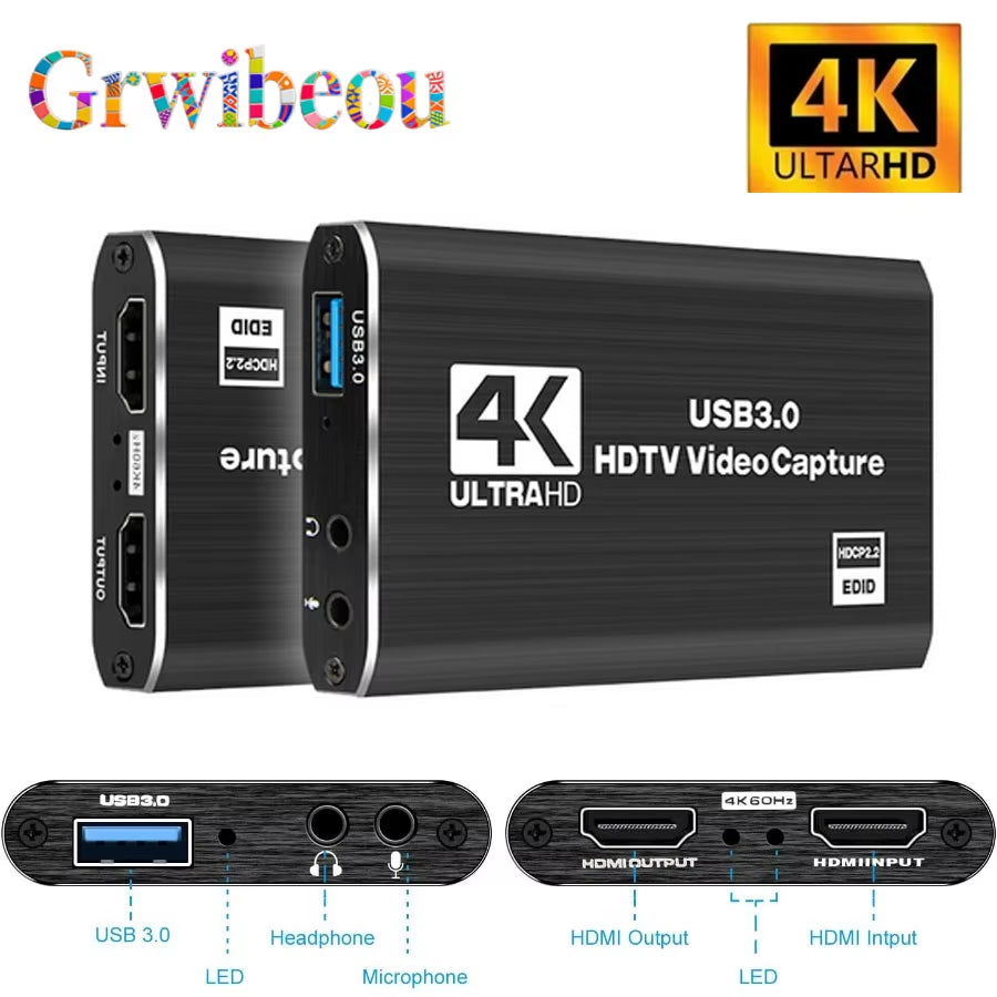 Tarjeta de captura de vídeo 4K