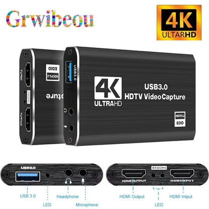 Tarjeta de captura de vídeo 4K