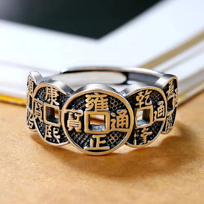 ANILLO DE LOS CINCO EMPERADORES (UNISEX-REGULABLE)