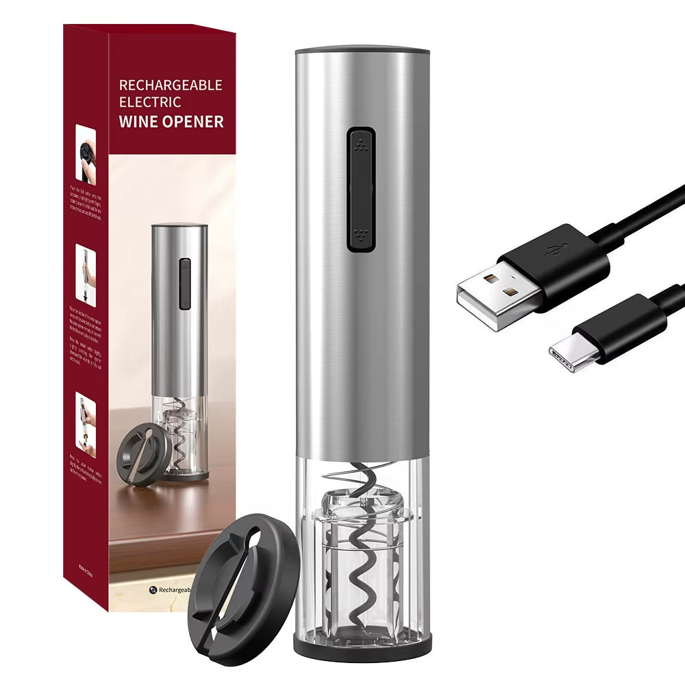 WineMaster®  Abridor de Vino Eléctrico Automático 2x1